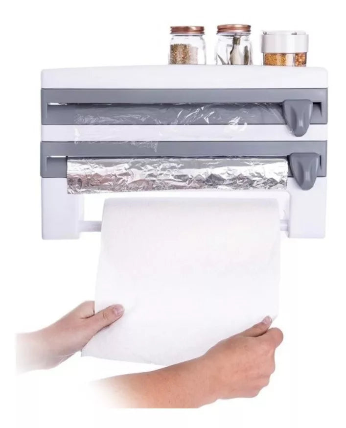 DISPENSADOR DE PAPEL 3 EN 1