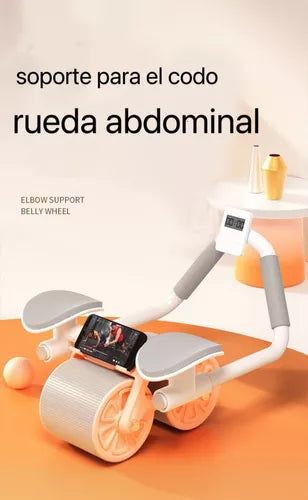 Rueda Abdominal Soporte Con Auto rebote Power Wheel